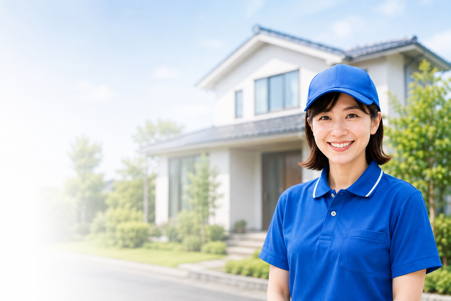 空き家片付けセンターの女性スタッフイメージ