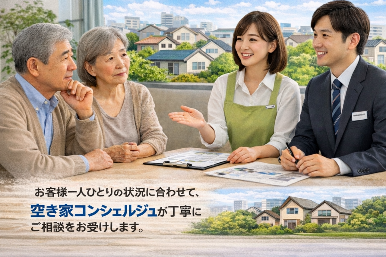 空き家コンシェルジュが丁寧にご相談