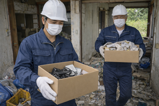 空き家片付け作業